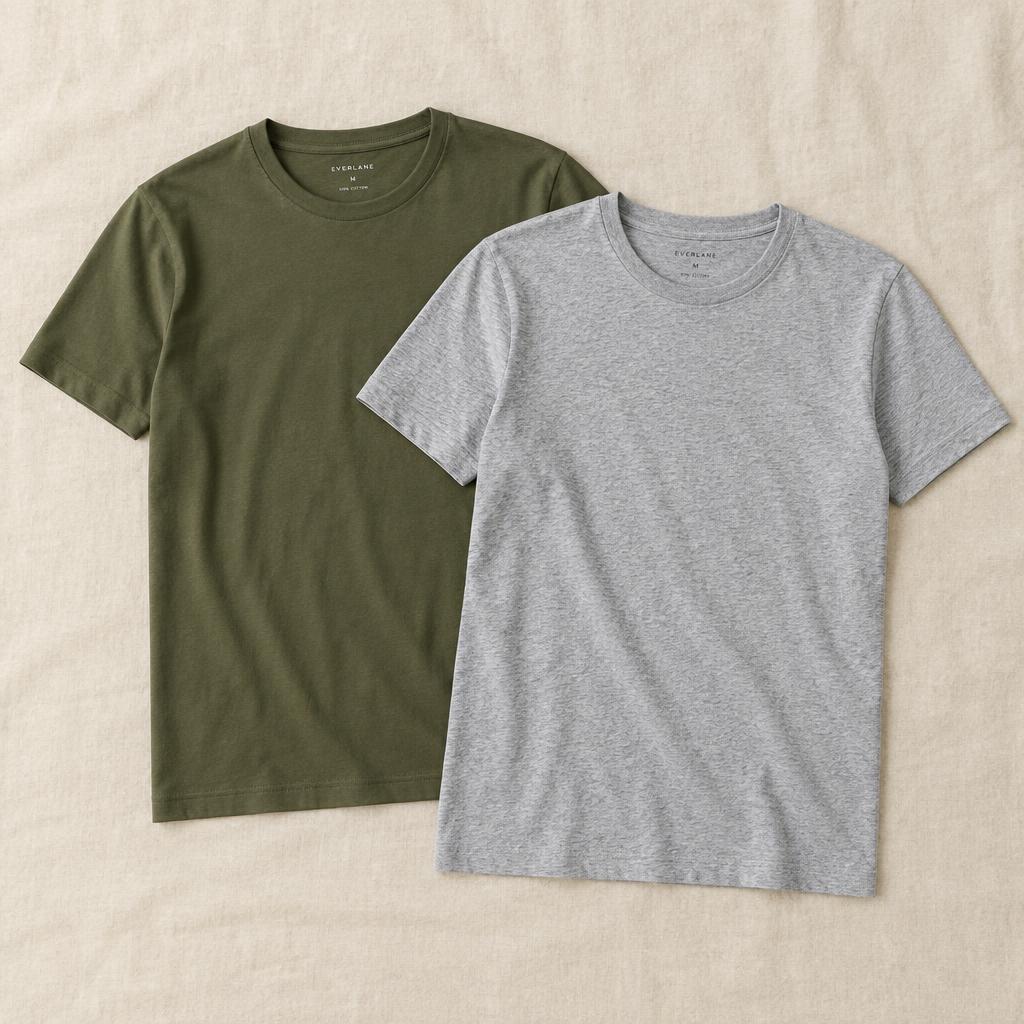 Pure Cotton Round Neck T-Shirt